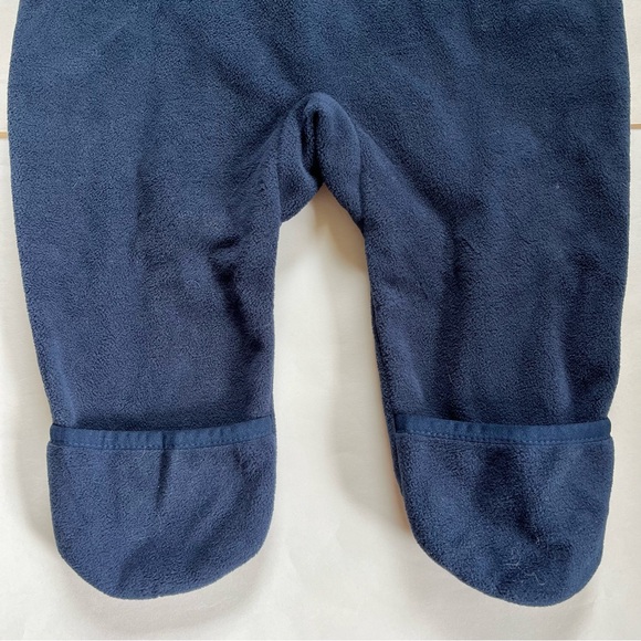 Polarn O. Pyret Eco Wind Fleece Bunting: Size 4-6M (68 cm): Navy - Picture 7 of 9
